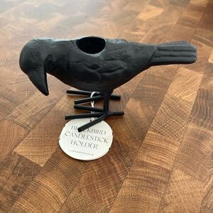 Anthropologie Blackbird Candlestick Holder